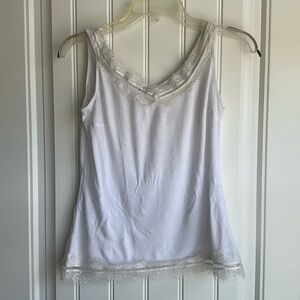 Lace white basic shirt